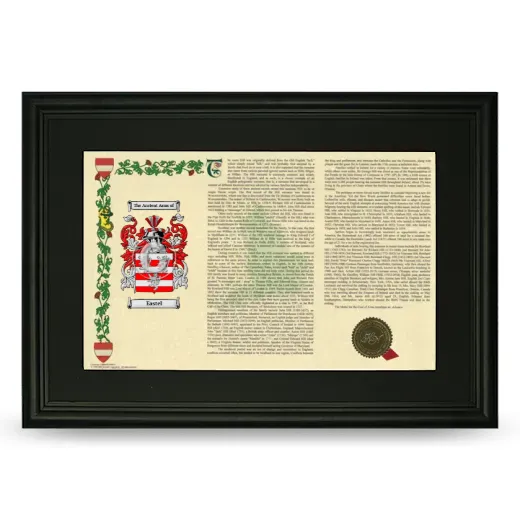 Eastel Deluxe Armorial Landscape Framed- Black