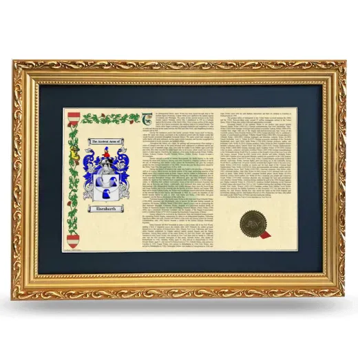 Eisenbarth Deluxe Armorial Landscape Framed - Gold