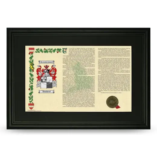 Eltonhead Deluxe Armorial Landscape Framed- Black
