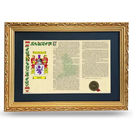 Emons Deluxe Armorial Landscape Framed - Gold