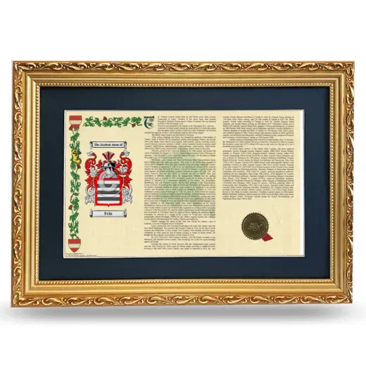 Fein Deluxe Armorial Landscape Framed - Gold