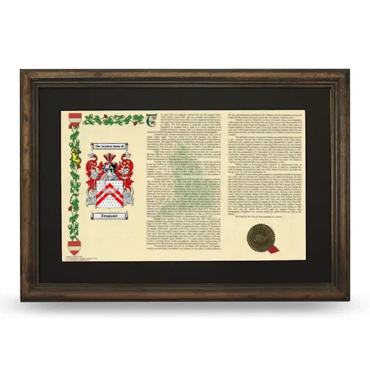 Fenmore Deluxe Armorial Landscape Framed - Brown