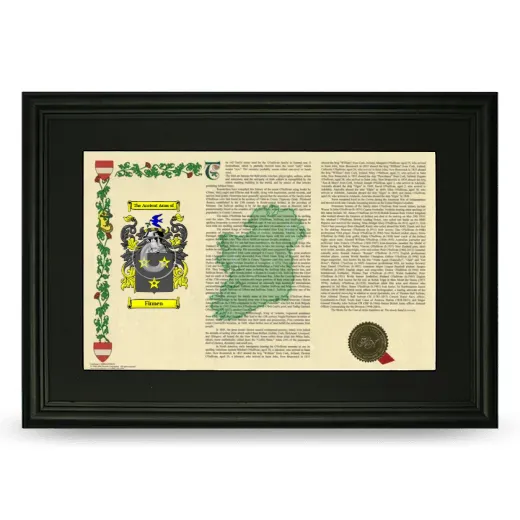 Finnen Deluxe Armorial Landscape Framed- Black