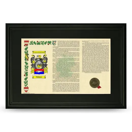 Fishman Deluxe Armorial Landscape Framed- Black