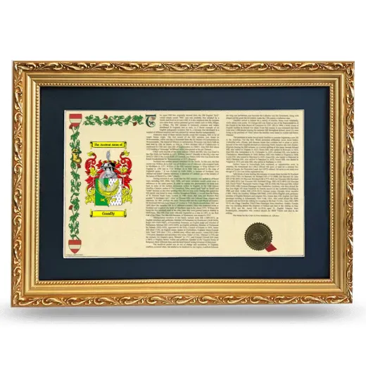 Goodly Deluxe Armorial Landscape Framed - Gold