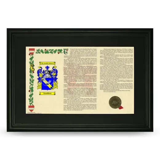 Guardians Deluxe Armorial Landscape Framed- Black