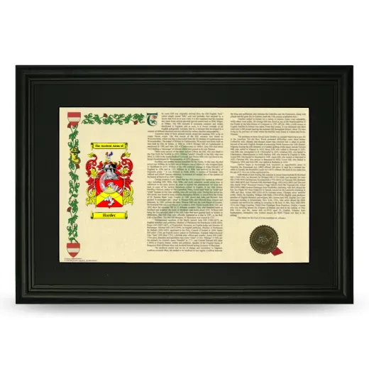 Harder Deluxe Armorial Landscape Framed- Black