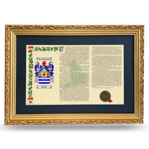 Hazart Deluxe Armorial Landscape Framed - Gold
