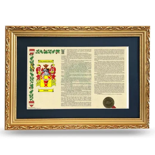 Ievent Deluxe Armorial Landscape Framed - Gold