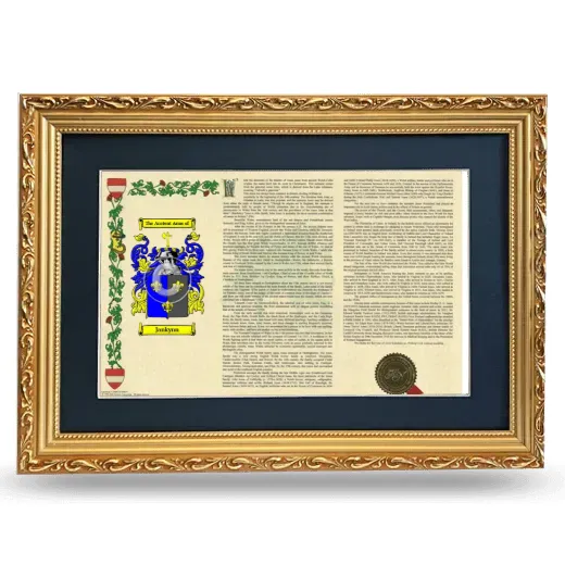 Jankynn Deluxe Armorial Landscape Framed - Gold