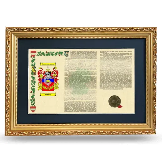Kohem Deluxe Armorial Landscape Framed - Gold