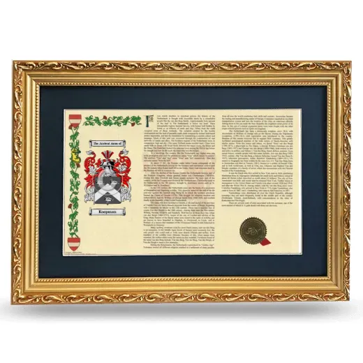 Koopman Deluxe Armorial Landscape Framed - Gold