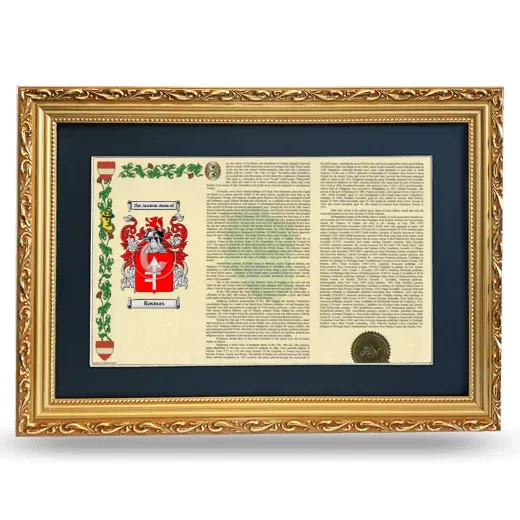 Kosmas Deluxe Armorial Landscape Framed - Gold