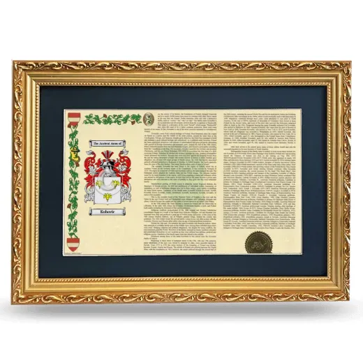 Kubovic Deluxe Armorial Landscape Framed - Gold
