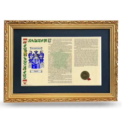 Legace Deluxe Armorial Landscape Framed - Gold