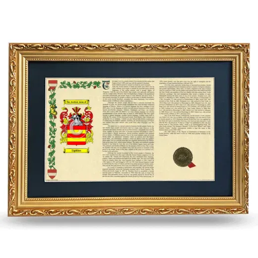 Lipkins Deluxe Armorial Landscape Framed - Gold