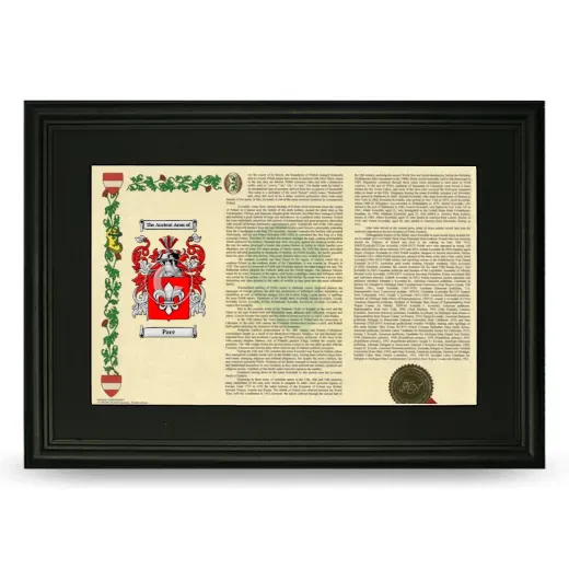 Pacc Deluxe Armorial Landscape Framed- Black