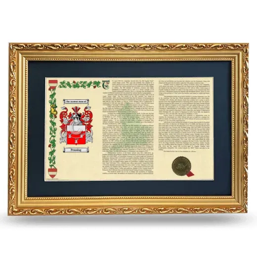Penning Deluxe Armorial Landscape Framed - Gold