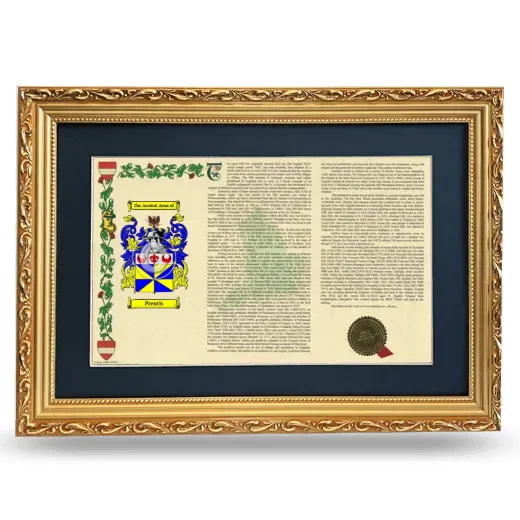 Prentis Deluxe Armorial Landscape Framed - Gold