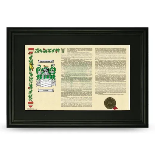 Procer Deluxe Armorial Landscape Framed- Black