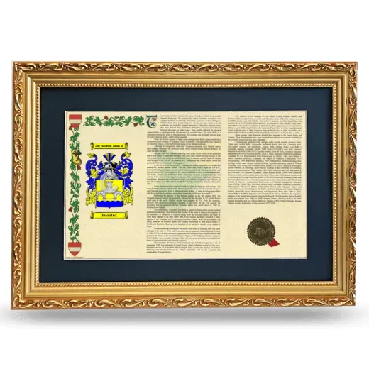 Puentez Deluxe Armorial Landscape Framed - Gold