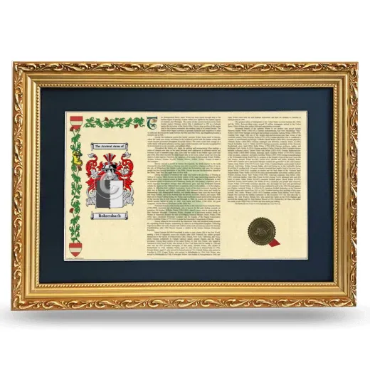 Rohrenbach Deluxe Armorial Landscape Framed - Gold