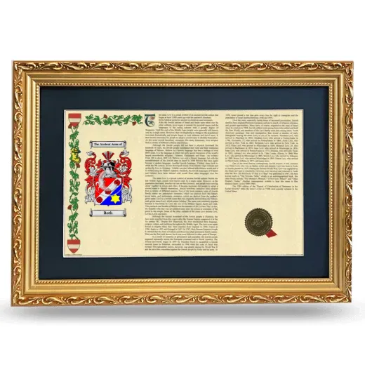 Roth Deluxe Armorial Landscape Framed - Gold