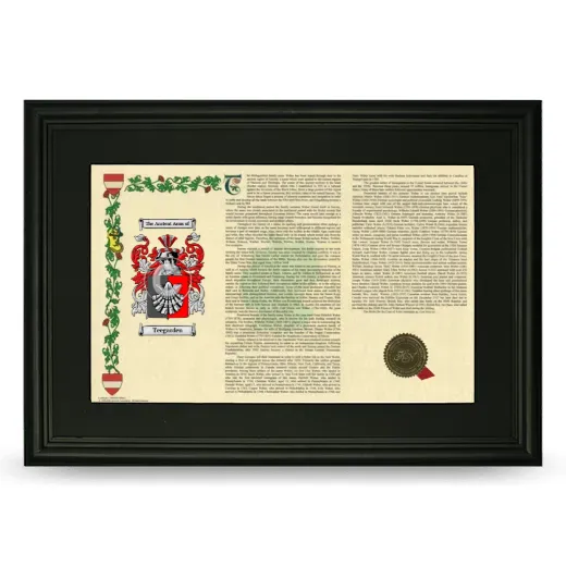 Teegarden Deluxe Armorial Landscape Framed- Black