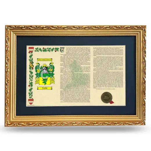Trucks Deluxe Armorial Landscape Framed - Gold