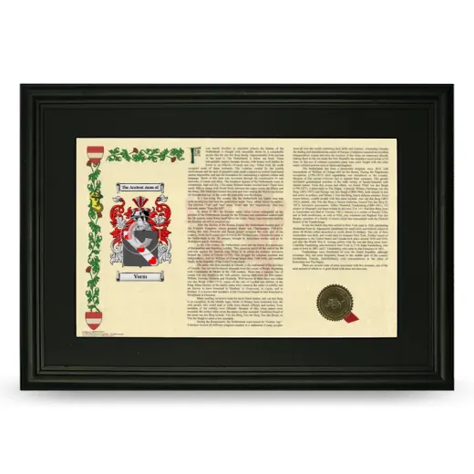 Vorm Deluxe Armorial Landscape Framed- Black
