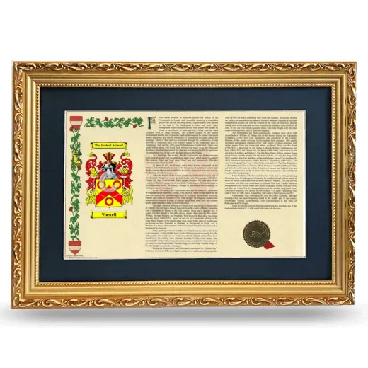 Vorstell Deluxe Armorial Landscape Framed - Gold