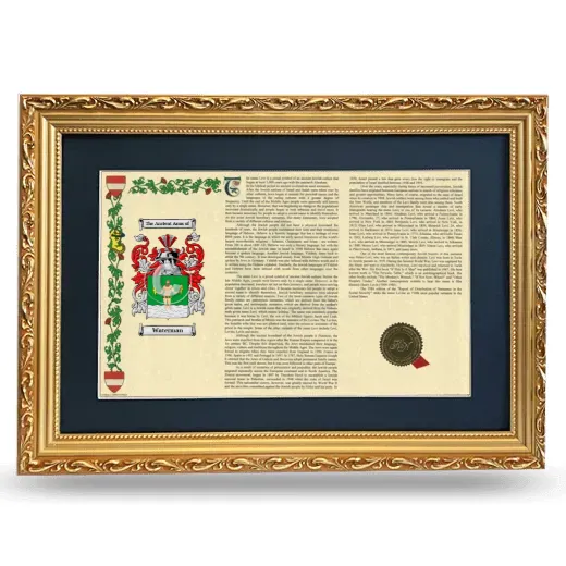 Waterman Deluxe Armorial Landscape Framed - Gold