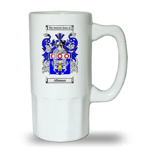 Alloman Ceramic Beer Stein