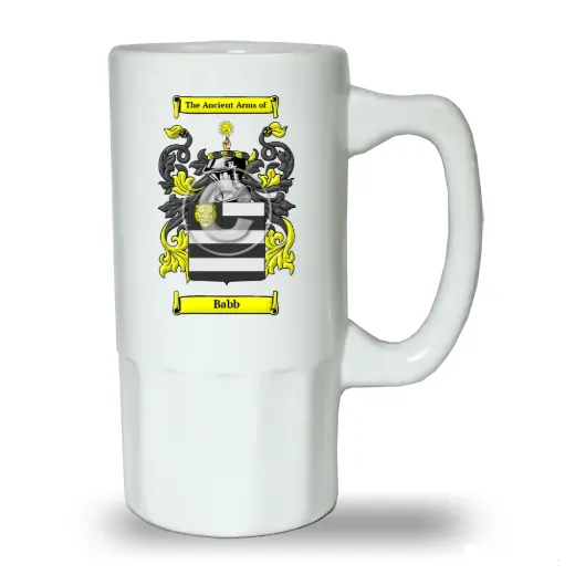 Babb Ceramic Beer Stein