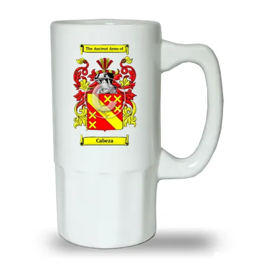 Cabeza Ceramic Beer Stein