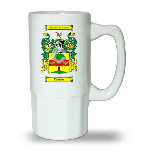 Charles Ceramic Beer Stein