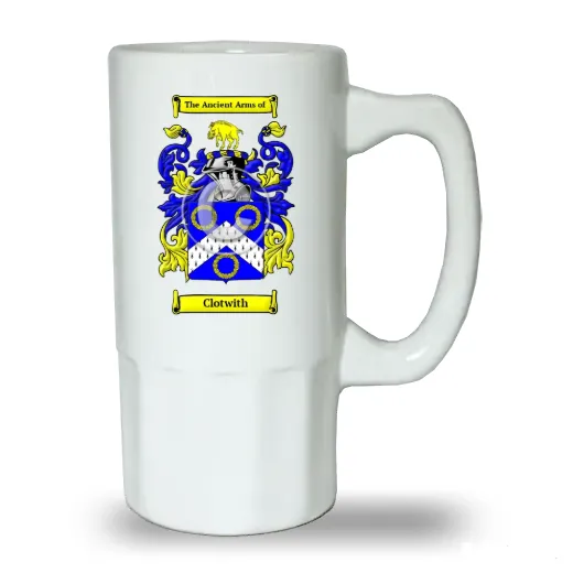 Clotwith Ceramic Beer Stein