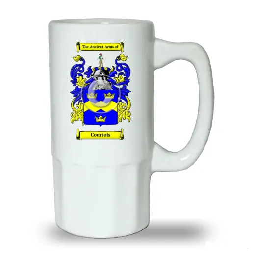 Courtois Ceramic Beer Stein