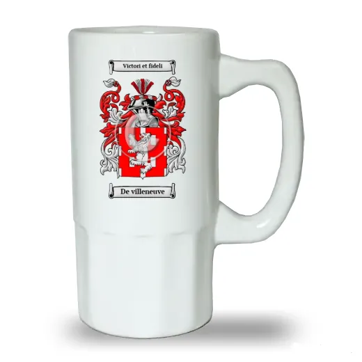 De villeneuve Ceramic Beer Stein
