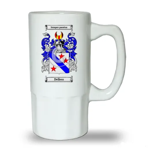 Delless Ceramic Beer Stein