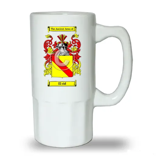 El cid Ceramic Beer Stein