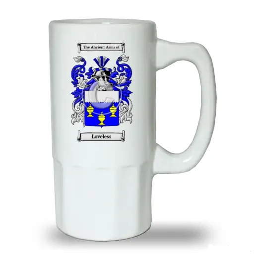 Loveless Ceramic Beer Stein