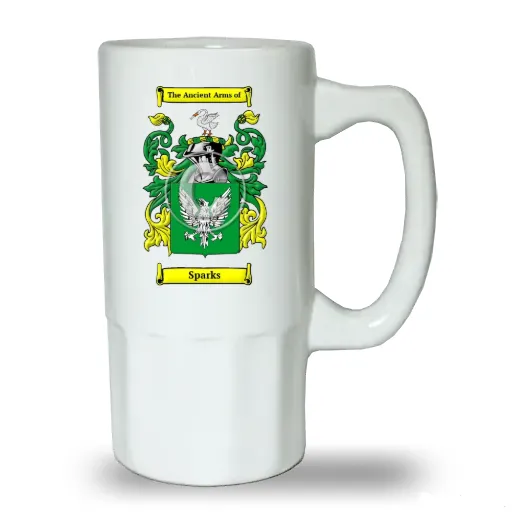 Sparks Ceramic Beer Stein