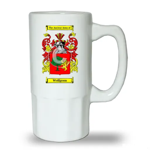 Wolfgram Ceramic Beer Stein