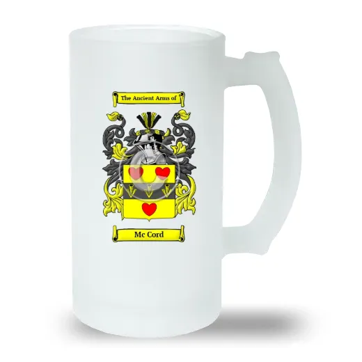Mc Cord Frosted Beer Stein