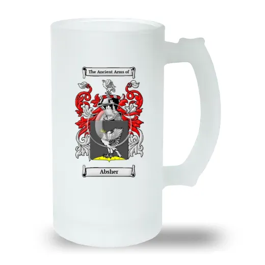Absher Frosted Beer Stein