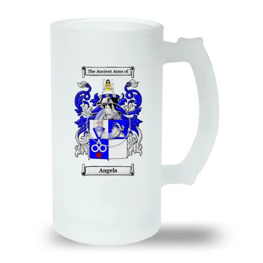 Angela Frosted Beer Stein