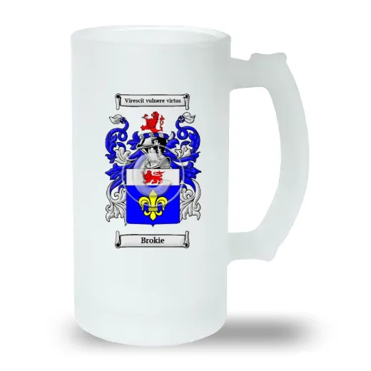 Brokie Frosted Beer Stein