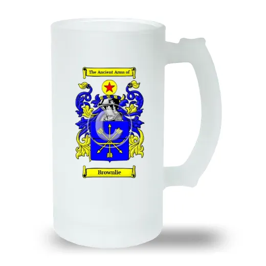 Brownlie Frosted Beer Stein