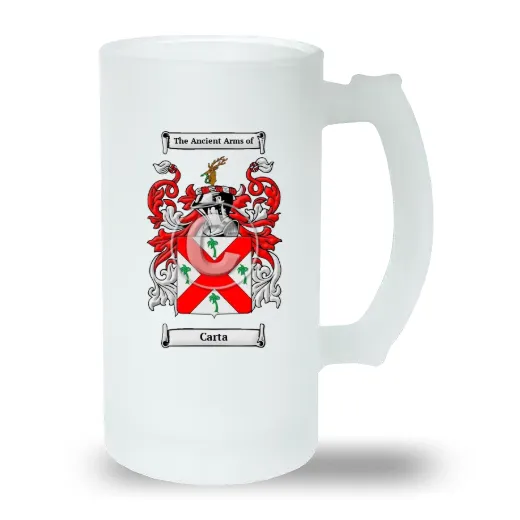 Carta Frosted Beer Stein